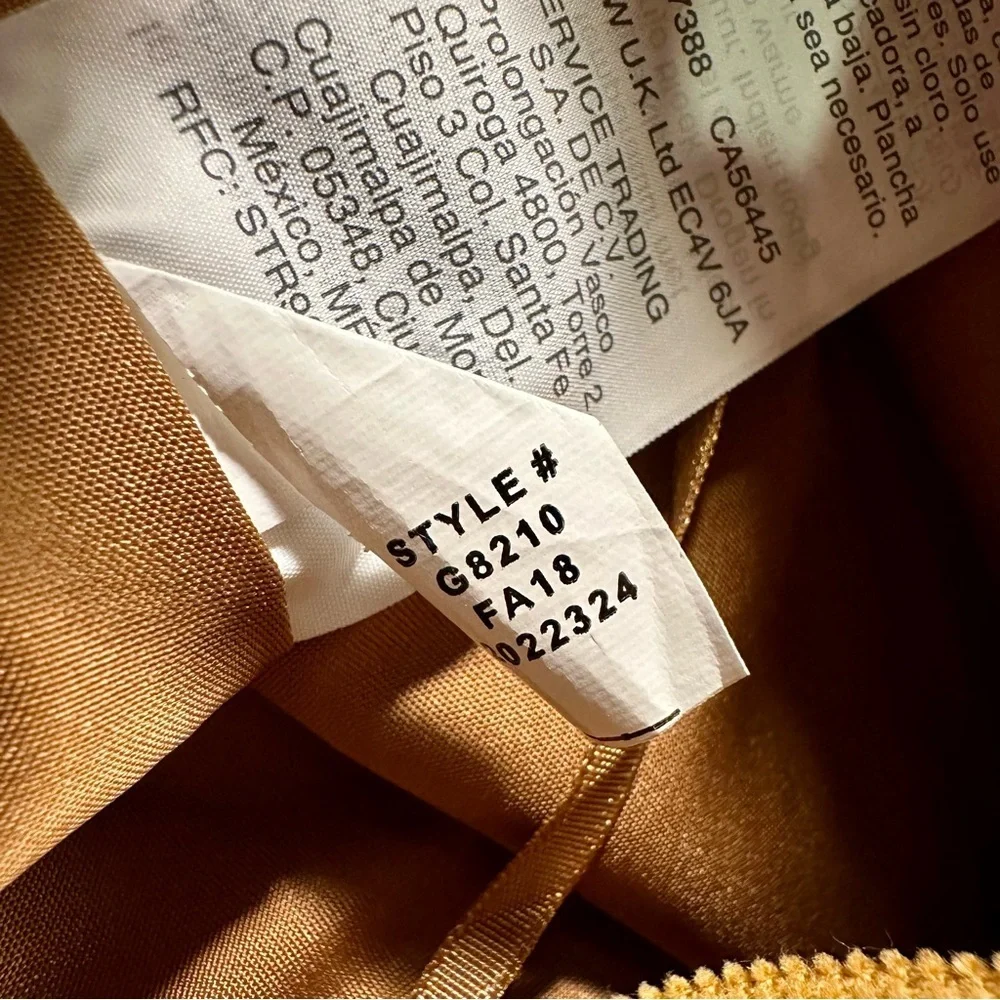 J. Crew Mercantile Corduroy A-Line Mini Skirt in “Marigold Deep Yellow” Size 2 - Picture 11 of 14